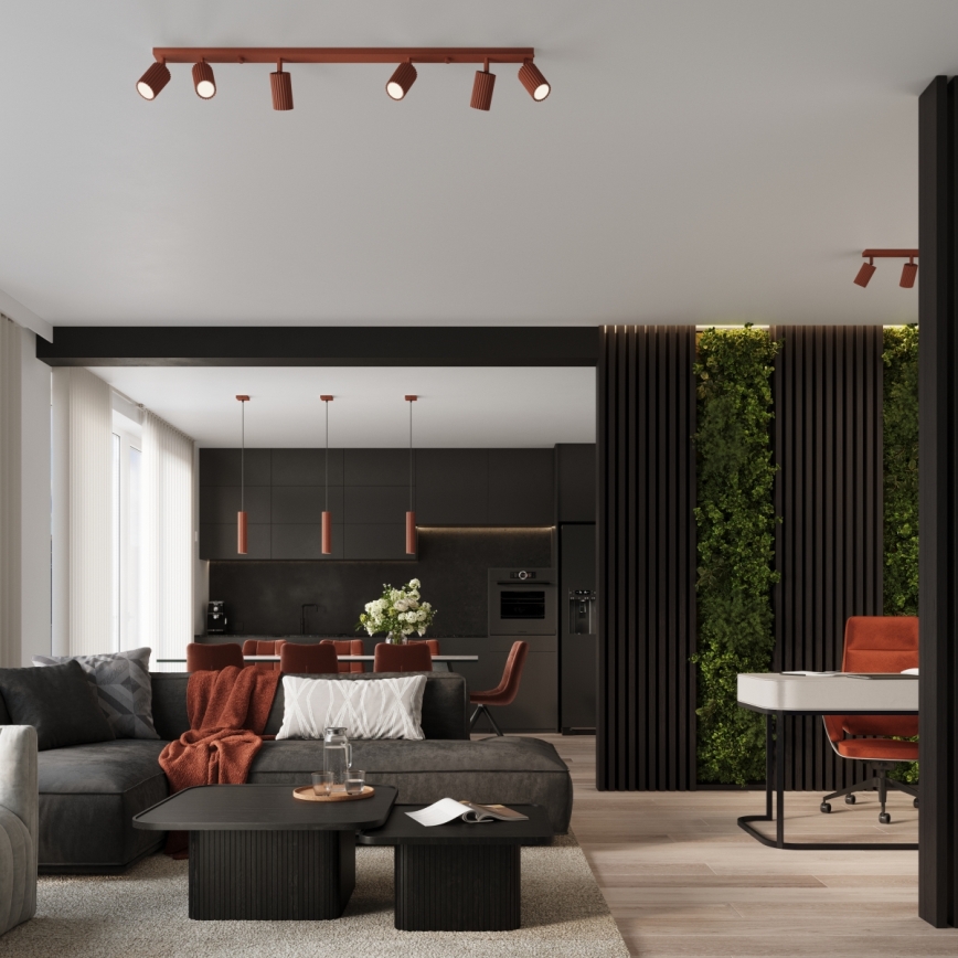 Brilagi - Foco LED CRESTO 6xGU10/10W/230V rojo