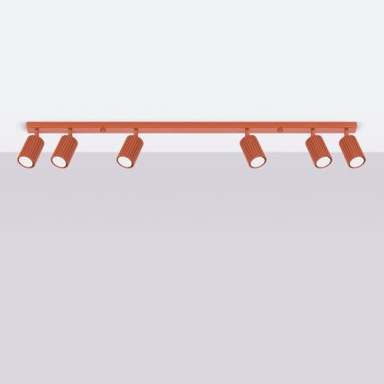 Brilagi - Foco LED CRESTO 6xGU10/10W/230V rojo