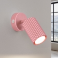 Brilagi - Foco LED de pared CRESTO 1xGU10/10W/230V rosa