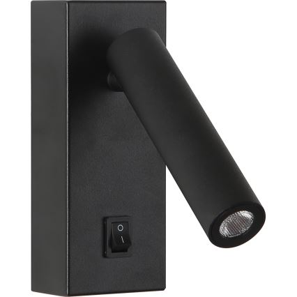 Brilagi - Foco LED de pared MAYA LED/3W/230V 4000K negro