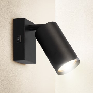 Brilagi - Foco LED de pared regulable SELE 1xGU10/6,5W/230V 2700-6500K negro