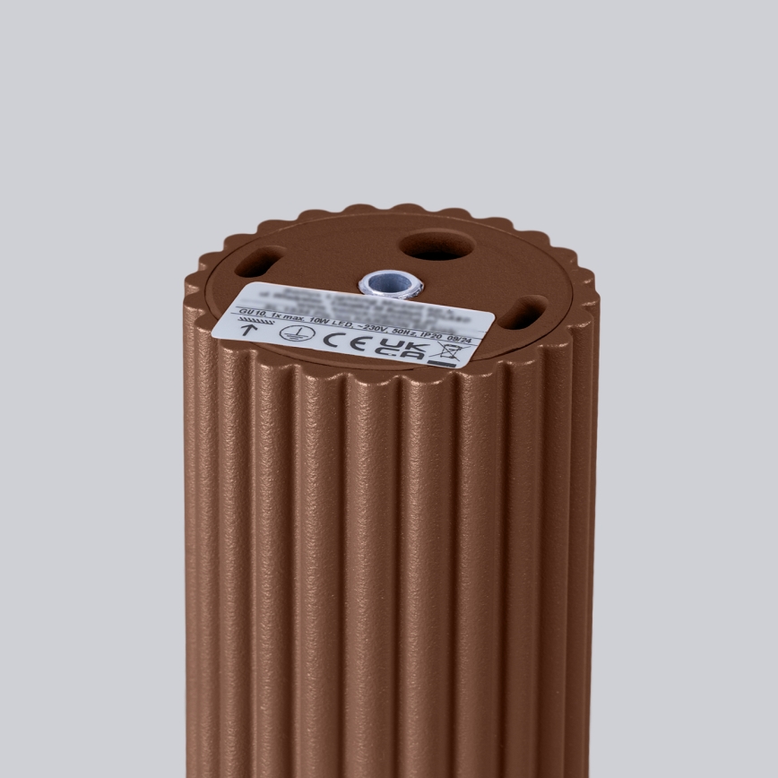 Brilagi - Foco LED empotrable CRESTO 1xGU10/10W/230V 10 cm marrón