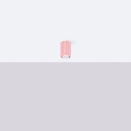 Brilagi - Foco LED empotrable CRESTO 1xGU10/10W/230V 10 cm rosa