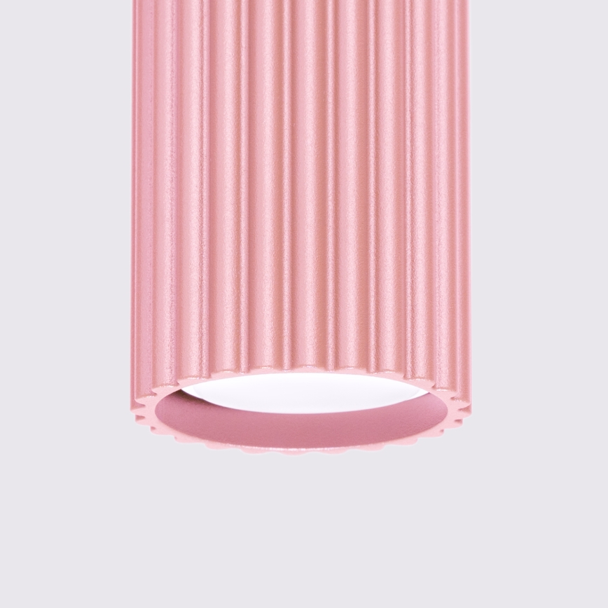 Brilagi - Foco LED empotrable CRESTO 1xGU10/10W/230V 10 cm rosa