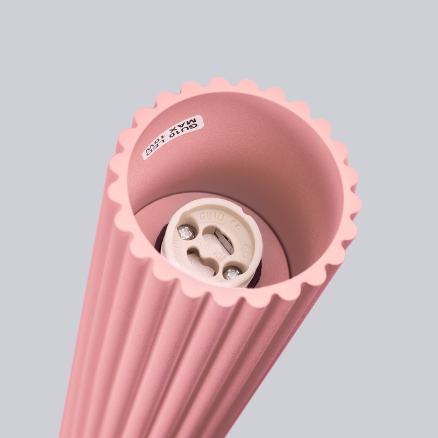 Brilagi - Foco LED empotrable CRESTO 1xGU10/10W/230V 10 cm rosa