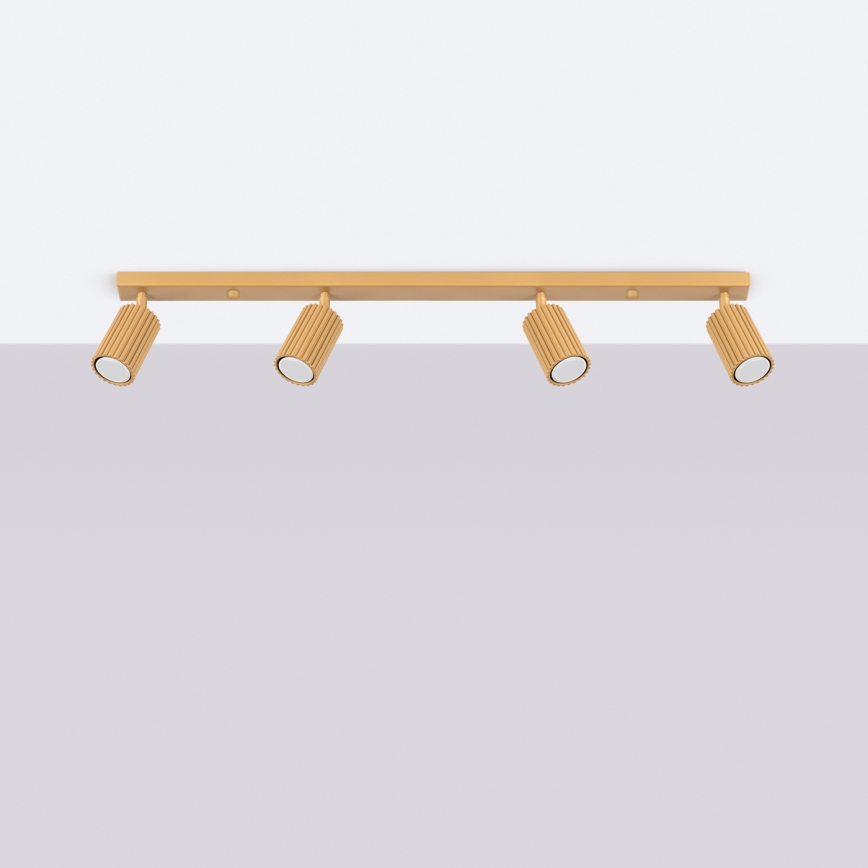 Brilagi - Foco LED empotrable CRESTO 4xGU10/10W/230V dorado