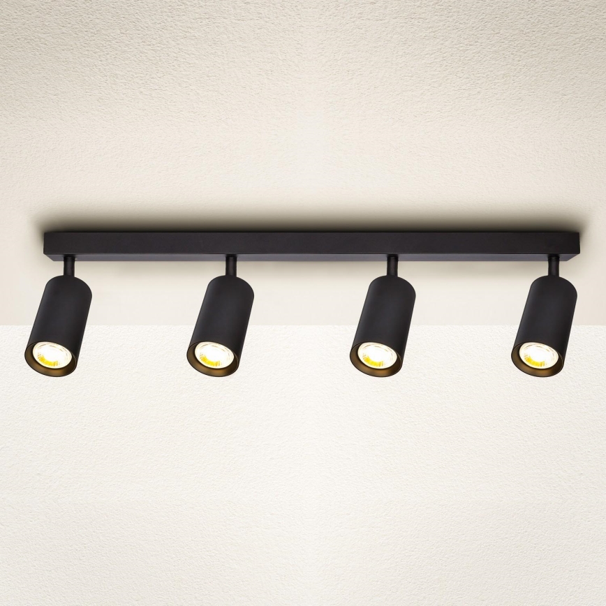 Brilagi - Foco LED empotrable regulable SELE 4xGU10/6,5W/230V 2700-6500K negro