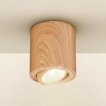 Brilagi - Foco LED empotrable RGBW regulable MIA 1xGU10/30W/230V 2700-6500K Wi-Fi 84x80 mm marrón