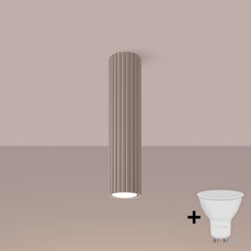 Brilagi - Foco LED orientable CRESTO 1xGU10/10W/230V 30 cm topo