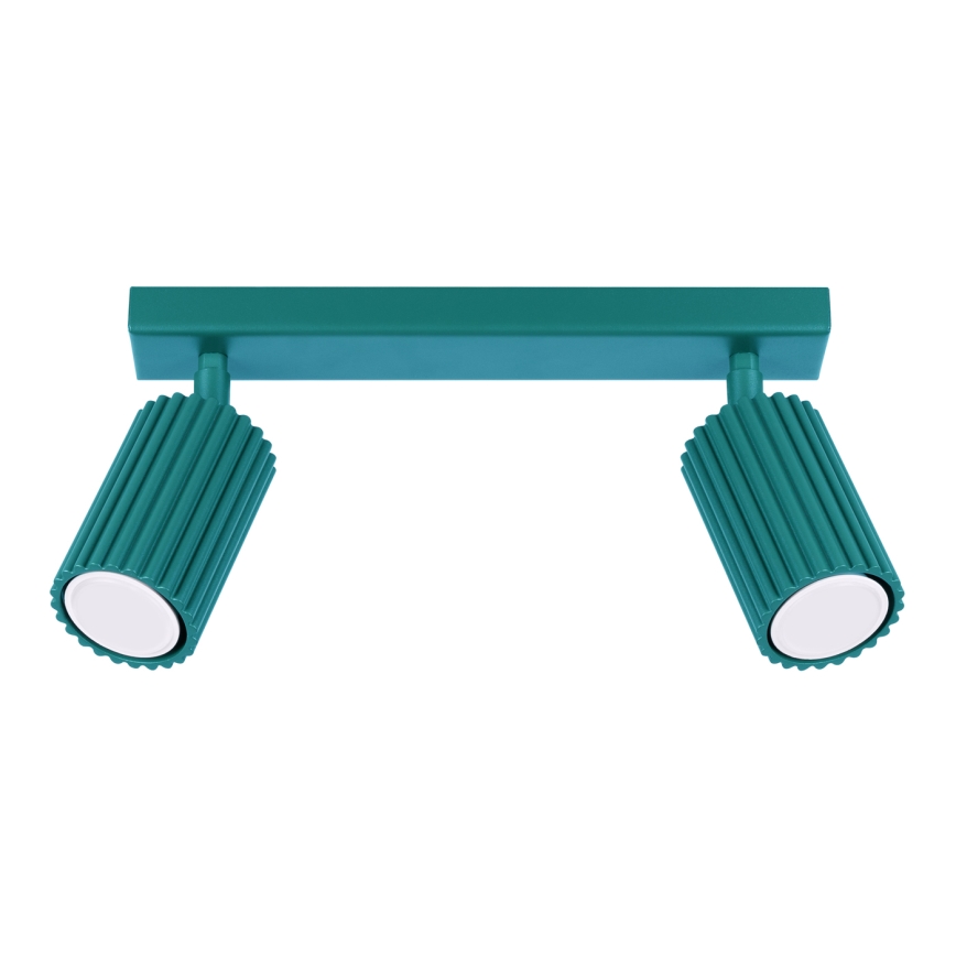 Brilagi - Foco LED orientable CRESTO 2xGU10/10W/230V turquesa
