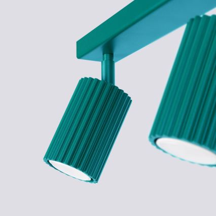 Brilagi - Foco LED orientable CRESTO 2xGU10/10W/230V turquesa