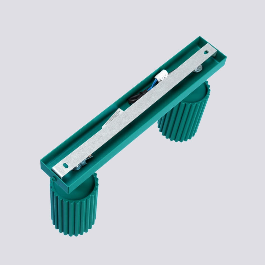 Brilagi - Foco LED orientable CRESTO 2xGU10/10W/230V turquesa