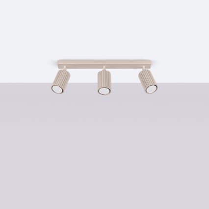 Brilagi - Foco LED orientable CRESTO 3xGU10/10W/230V taupe