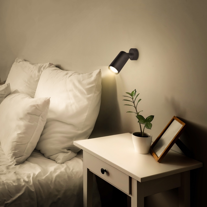 Brilagi - Foco LED empotrable regulable SELE 1xGU10/6,5W/230V 2700-6500K negro