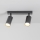 Brilagi - Foco LED regulable SELE 2xGU10/6,5W/230V 2700-6500K negro/dorado
