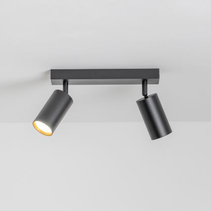 Brilagi - Foco LED regulable SELE 2xGU10/6,5W/230V 2700-6500K negro/dorado