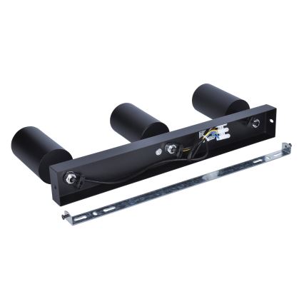 Brilagi - Foco empotrable LED RGBW regulable SELE 3xGU10/4,8W/230V 3000K negro + mando a distancia