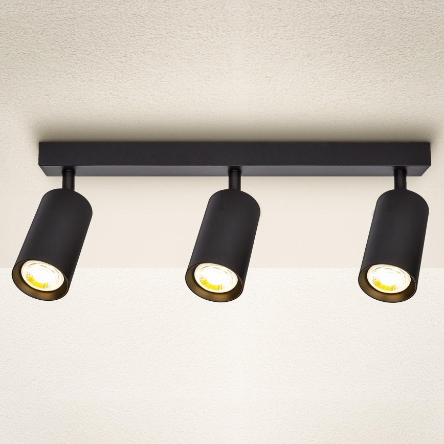 Brilagi - Foco LED regulable SELE 3xGU10/6,5W/230V 2700-6500K negro