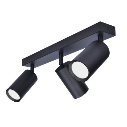 Brilagi - Foco LED RGBW regulable SELE 3xGU10/6W/230V 3000K negro