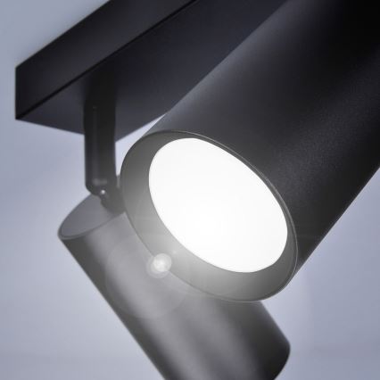 Brilagi - Foco empotrable LED RGBW regulable SELE 6xGU10/6,5W/230V 2700-6500K negro