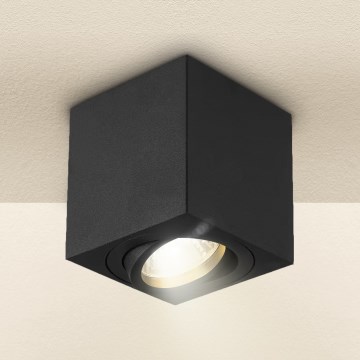 Brilagi - Foco LED RGBW regulable MIA 1xGU10/30W/230V 2700-6500K Wi-Fi 84x80 mm negro