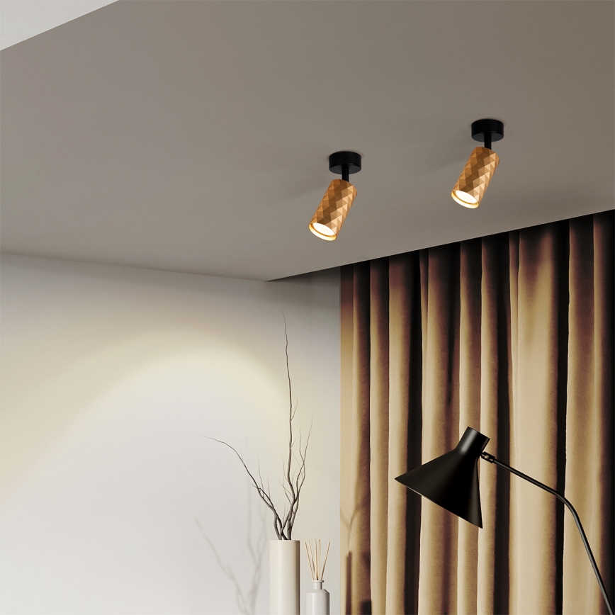 Brilagi - Foco LED RGBW regulable SELE DIAMANT 1xGU10/6W/230V Wi-Fi dorado