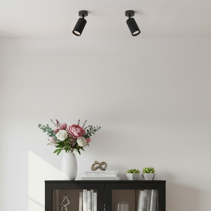 Brilagi - Foco empotrable LED RGBW regulable SELE MODERN 1xGU10/6,5W/230V 2700-6500K Wi-Fi negro