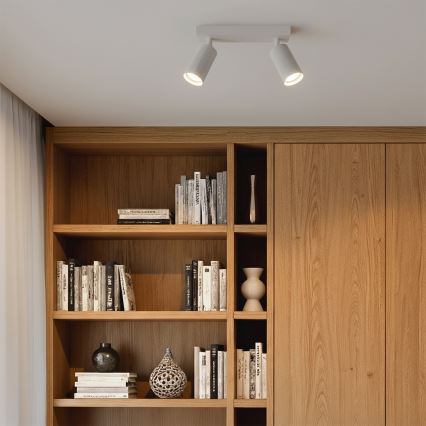 Brilagi - LED RGBW Foco regulable SELE MODERN 2xGU10/6,5W/230V 2700-6500K Wi-Fi blanco