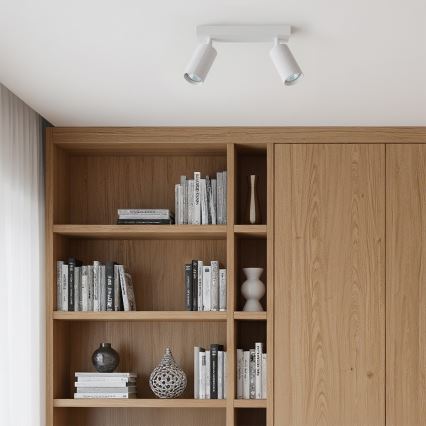 Brilagi - LED RGBW Foco regulable SELE MODERN 2xGU10/6,5W/230V 2700-6500K Wi-Fi blanco