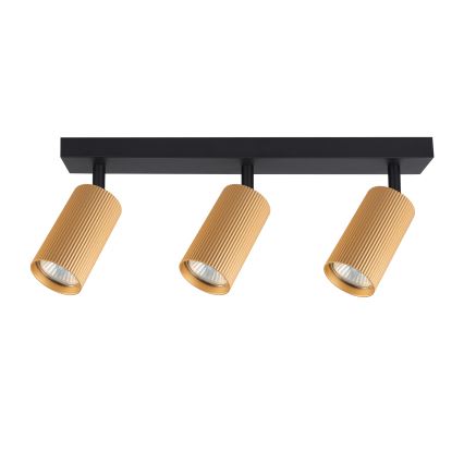 Brilagi - Foco LED RGBW regulable SELE MODERN 3xGU10/6W/230V 3000K Wi-Fi dorado