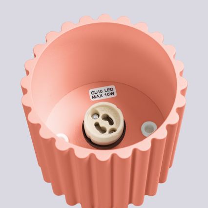 Brilagi - Foco LED SFERA 1xGU10/10W/230V diámetro 10 cm rosa