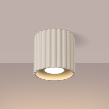 Brilagi - Foco LED SFERA 1xGU10/10W/230V Ø 10 cm crema