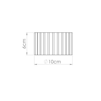 Brilagi - Foco LED SFERA 1xGX53/30W/230V Ø 10 cm marrón