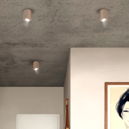 Brilagi - Foco MIA 1xGU10/30W/230V 100x80 mm beige