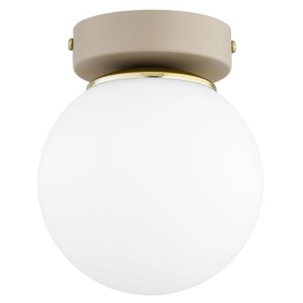 Brilagi - Foco orientable 1xE27/60W/230V beige/dorado