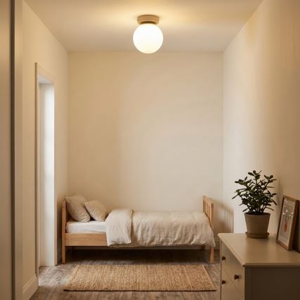 Brilagi - Foco orientable 1xE27/60W/230V beige/dorado