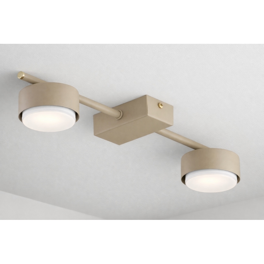 Brilagi - Foco orientable 2xGX53/12W/230V beige