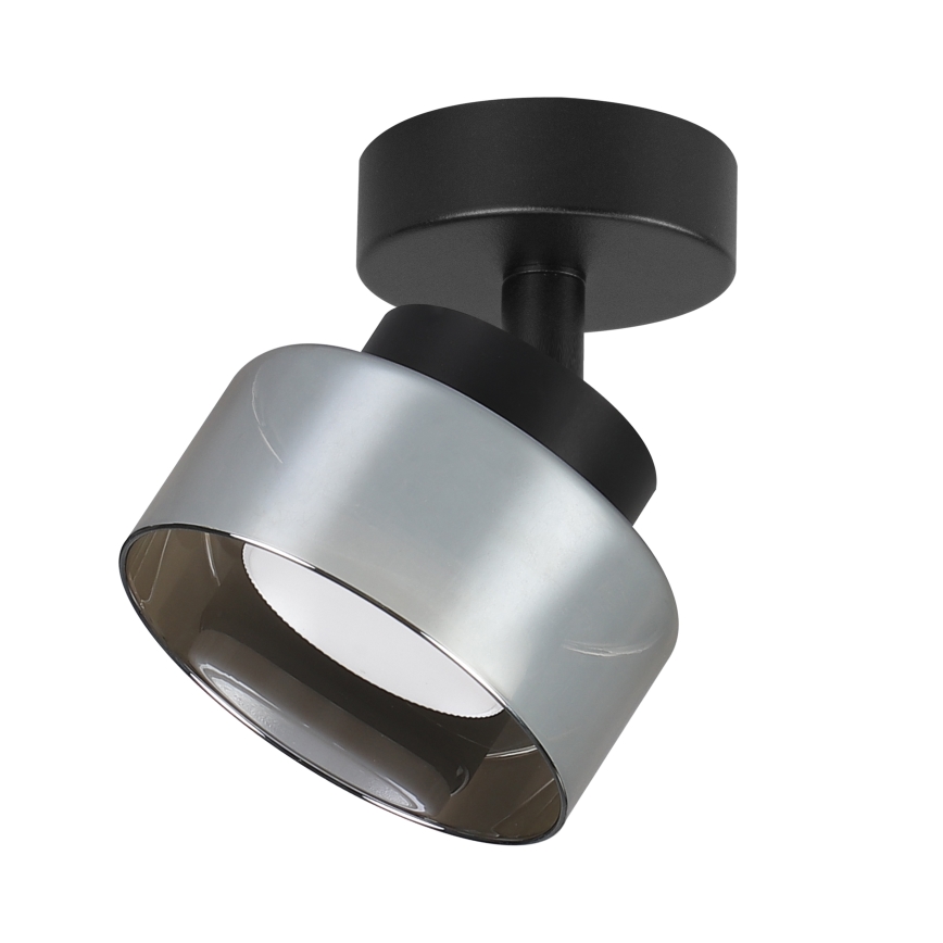 Brilagi - Foco orientable AURA LUX 1xGX53/30W/230V Ø 13 cm negro/ahumado