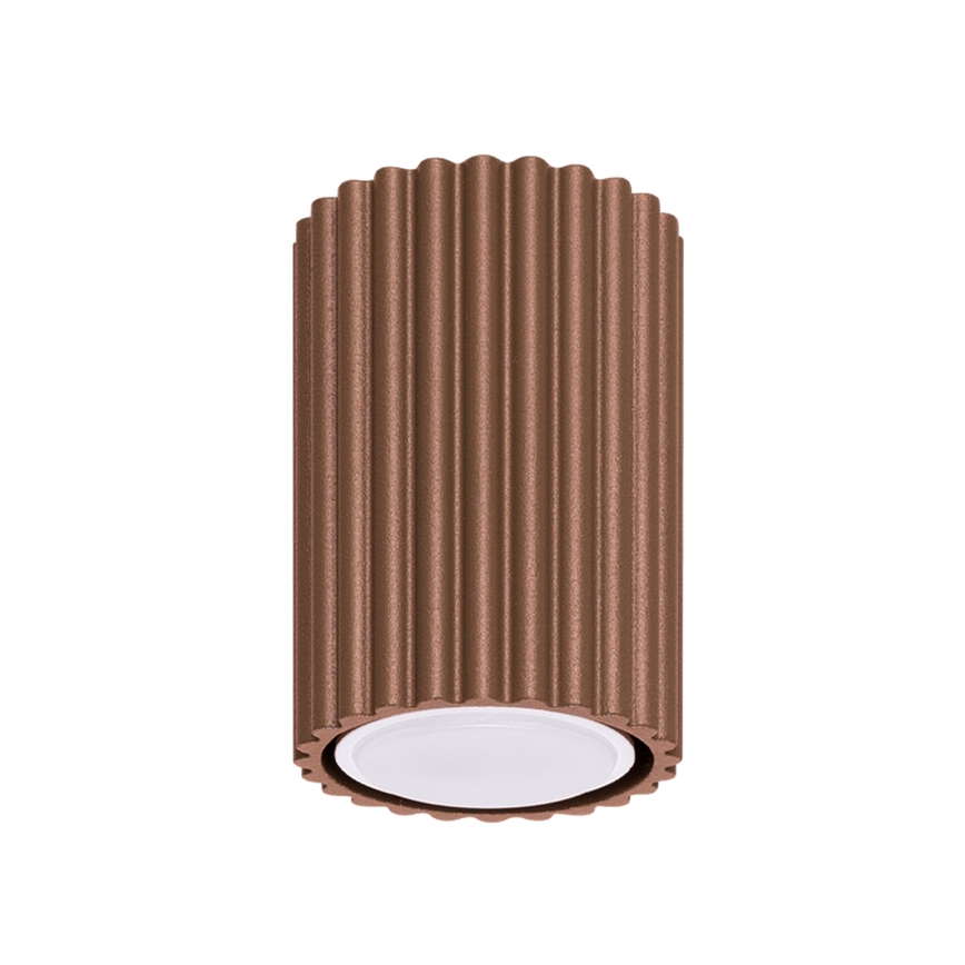 Brilagi - Foco orientable CRESTO 1xGU10/10W/230V 10 cm marrón