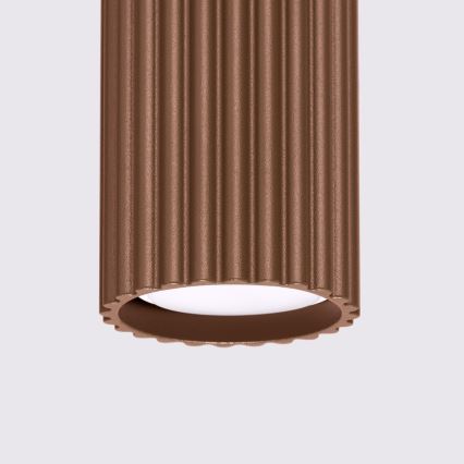 Brilagi - Foco orientable CRESTO 1xGU10/10W/230V 10 cm marrón