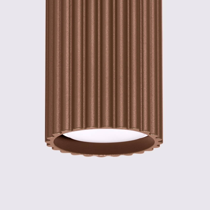 Brilagi - Foco orientable CRESTO 1xGU10/10W/230V 10 cm marrón