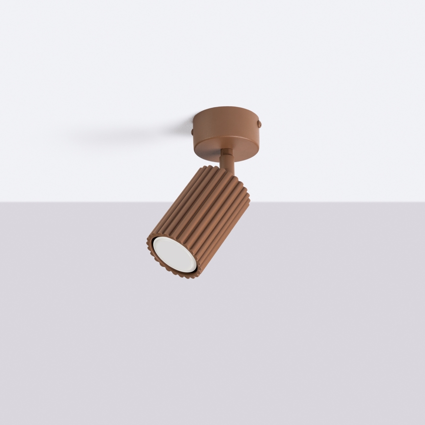 Brilagi - Foco orientable CRESTO 1xGU10/10W/230V marrón