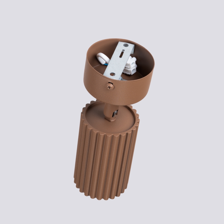 Brilagi - Foco orientable CRESTO 1xGU10/10W/230V marrón