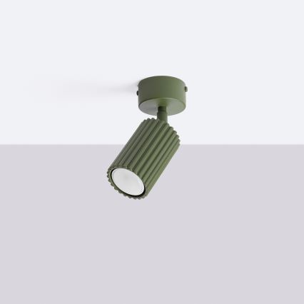 Brilagi - Foco orientable CRESTO 1xGU10/10W/230V verde