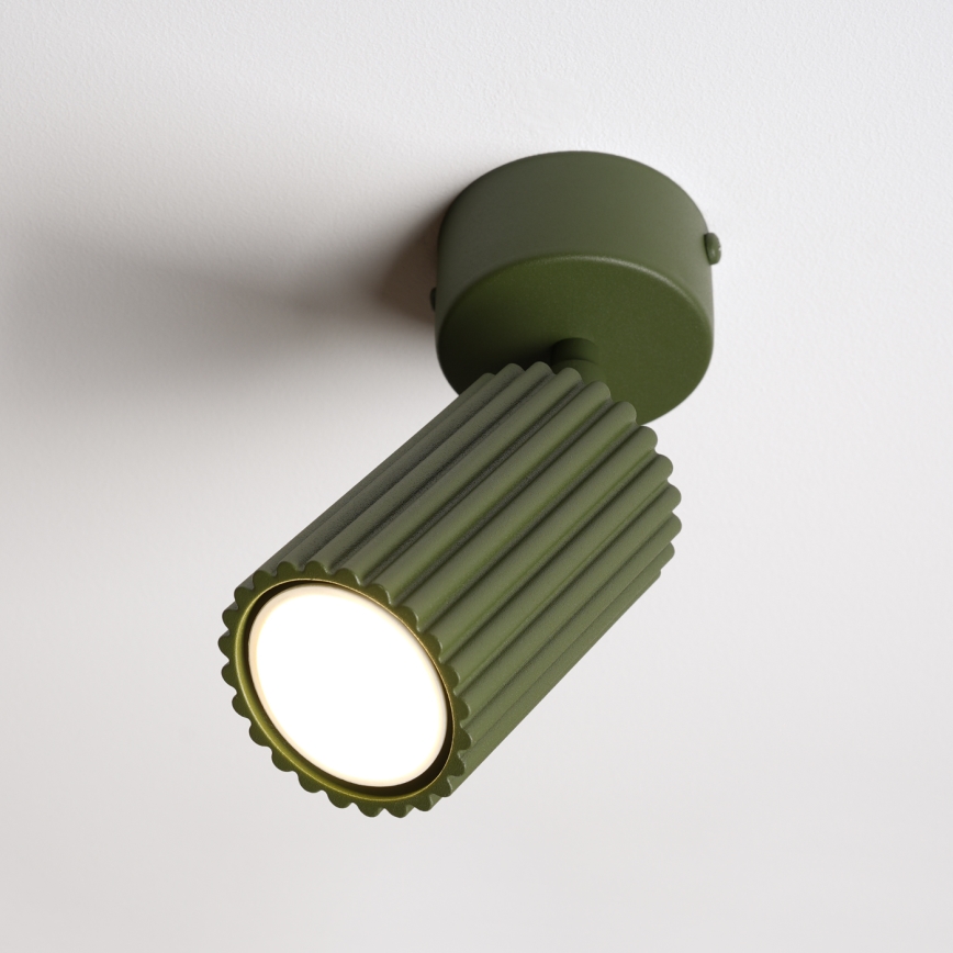 Brilagi - Foco orientable CRESTO 1xGU10/10W/230V verde