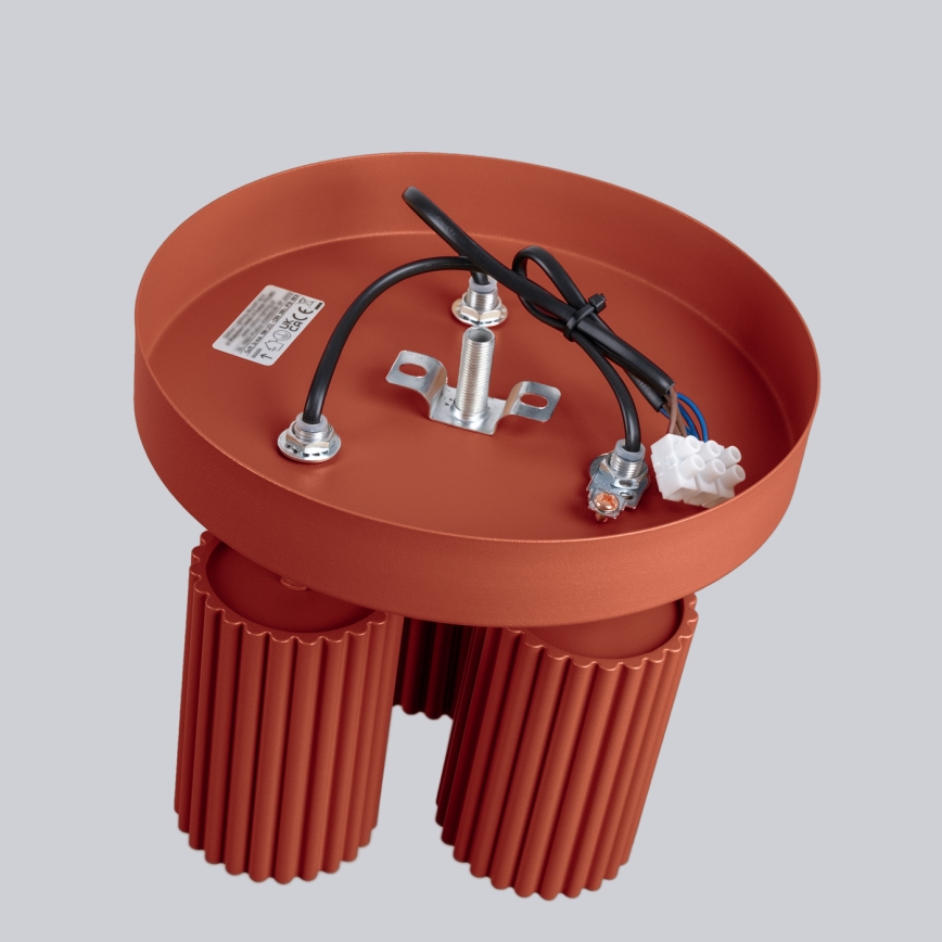 Brilagi - Foco orientable CRESTO 3xGU10/10W/230V, rojo