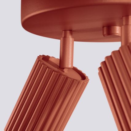 Brilagi - Foco orientable CRESTO 3xGU10/10W/230V, rojo