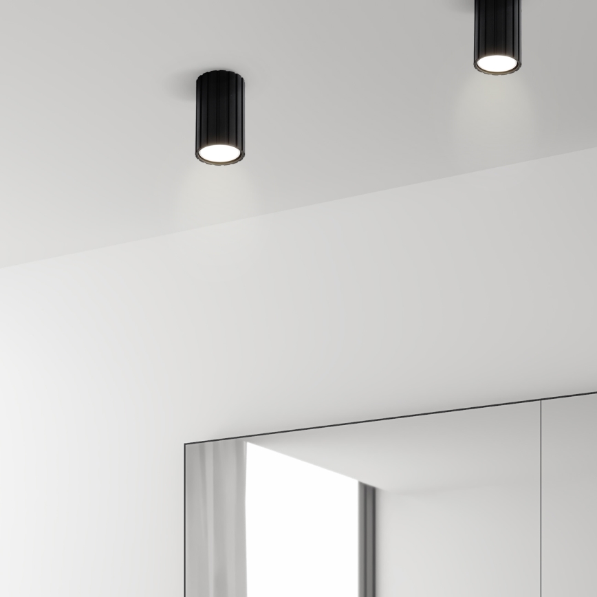 Brilagi - Foco orientable CRISPINA 1xGU10/10W/230V 10 cm negro