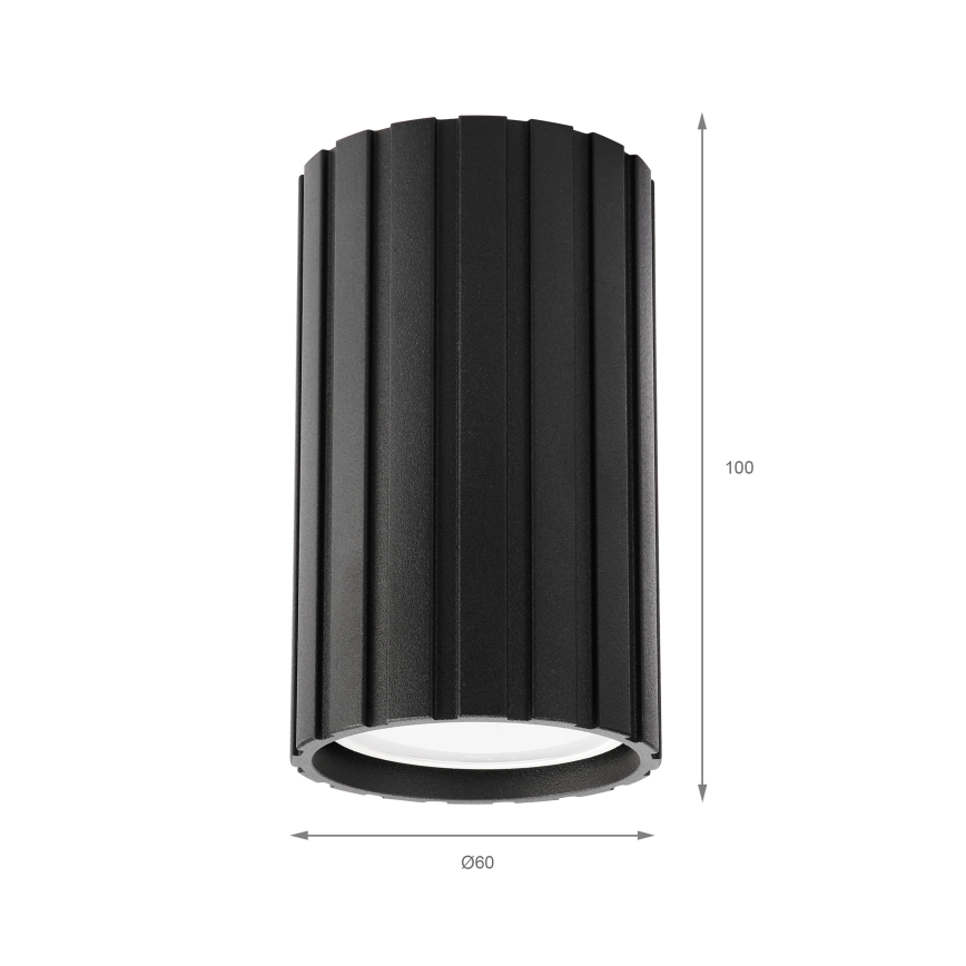Brilagi - Foco orientable CRISPINA 1xGU10/10W/230V 10 cm negro