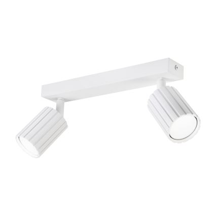 Brilagi - Foco orientable CRISPINA 2x GU10/10W/230V blanco